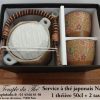 Service japonais Namika 1 théière 50 cl et 2 tasses