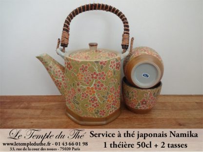 Service japonais Namika 1 théière 50 cl et 2 tasses