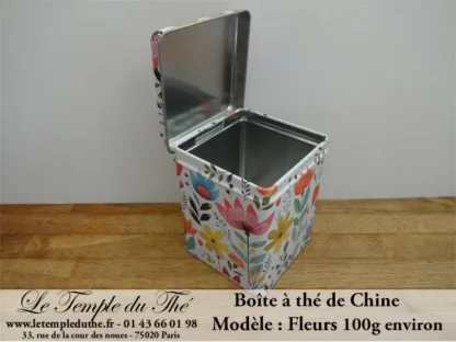 Boîte à thé 100 g Fleurs – Image 3