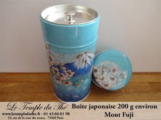 Boîte à thé japonaise 200 g environ Mont Fuji