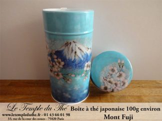 Boîte à thé japonaise 200 g environ Mont Fuji