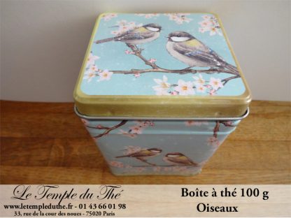 Boîte à thé 100 g oiseaux