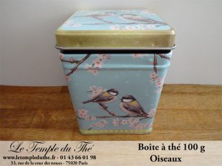 Boîte à thé 100 g oiseaux