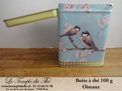Boîte à thé 100 g oiseaux