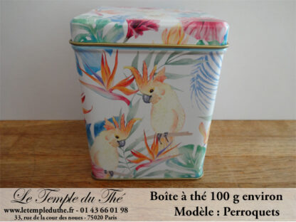 Boîte à thé 100 g perroquets – Image 2