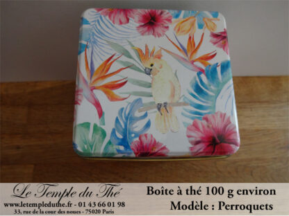 Boîte à thé 100 g perroquets – Image 3