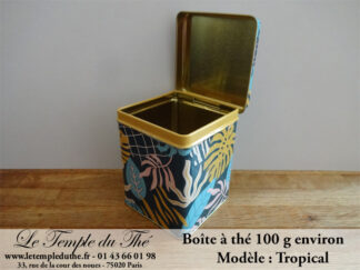 Boîte à thé 100 g Tropical