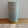 Boîte à thé japonaise 200 g environ Hanazono Gris – Image 2