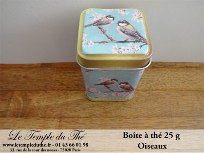 Boîte à thé 25 g oiseaux
