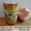 Boîte à thé japonaise 80g Ikebana rouge – Image 4