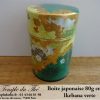 Boîte à thé japonaise 80g Ikebana verte – Image 2