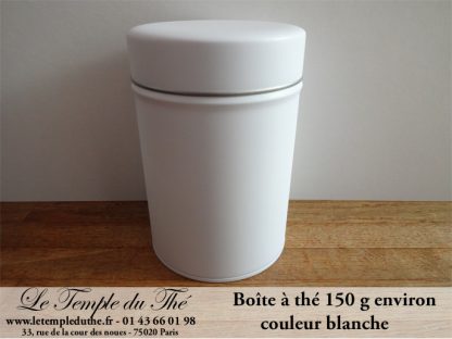 Boîte à thé 150 g environ blanche