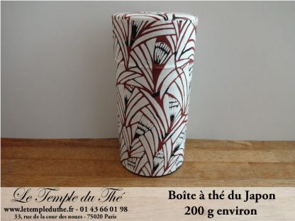 Boîte à thé japonaise " Afrique " 200 g environ