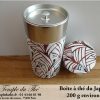Boîte à thé japonaise " Afrique " 200 g environ