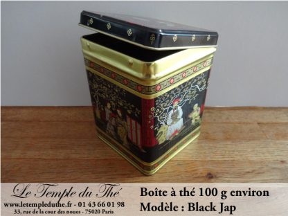 Boîte à thé japonaise 100 g Ikebana verte