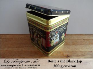 Boîte à thé 300 g environ Black Jap