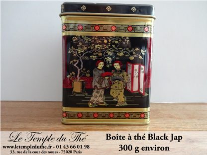 Boîte à thé 300 g environ Black Jap