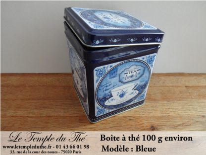 Boîte à thé Bleue 100 g