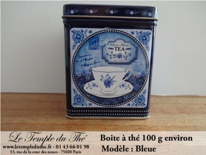 Boîte à thé Bleue 100 g