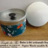 Boîte à thé artisanale française. Kazuga 20 g environ