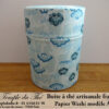 Boîte à thé artisanale française papier Washi modèle Ando