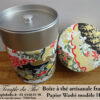 Boîte à thé artisanale française papier Washi modèle Hiraya – Image 2