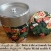 Boîte à thé artisanale française papier Washi modèle Kadoya – Image 2
