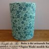 Boîte à thé artisanale française papier Washi modèle Kawashi
