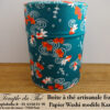 Boîte à thé artisanale française papier Washi modèle Kazuga