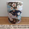 Boite à thé artisanale française. Washi. Okazaki