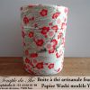 Boîte à thé artisanale française. Washi. Yukina