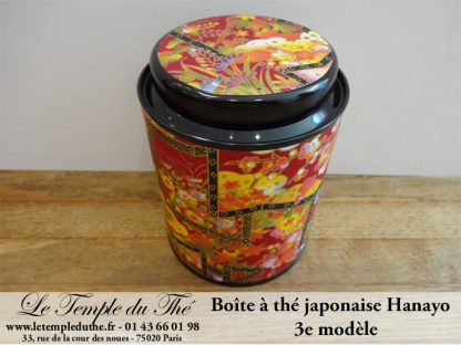 Boîte à thé japonaise Hanayo 100g 3e modèle