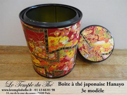 Boîte à thé japonaise Hanayo 100g 3e modèle