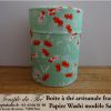 Boîte à thé artisanale française papier Washi modèle Sakana – Image 2
