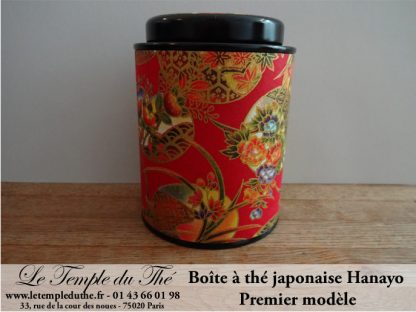 Boîte à thé japonaise Hanayo 100g premier modèle