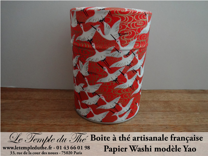 Boîte à thé artisanale française