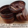 Boîte à thé traditionnelle japonaise : Kabazaiku en écorce de cerisier 150 g – Image 3