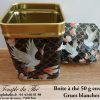 Boîte à thé 50 g grue blanche – Image 2