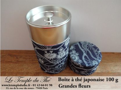 Boîte à thé japonaise. Grandes fleurs 100 g