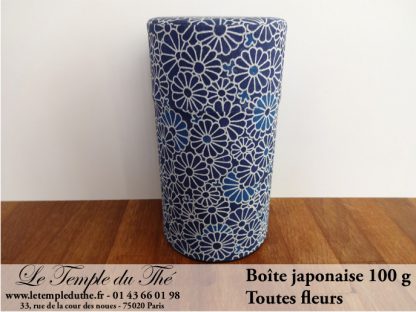 Boîte à thé japonaise. Toutes fleurs 100 g