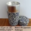 Boîte à thé japonaise 200 g environ Arabesque