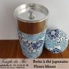 Boîte à thé japonaise. Fleurs bleues 200 g