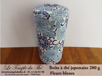 Boîte à thé japonaise. Fleurs bleues 200 g