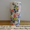 Boîte à thé japonaise. Mauve à fleurs 200 g – Image 2