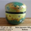 Boîte à thé japonaise 100 g Ikebana verte – Image 3
