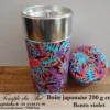 Boîte à thé japonaise 200 g environ Banto violet – Image 2