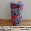 Boîte à thé japonaise 200 g environ Banto violet – Image 3