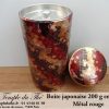 Boîte japonaise 200 g environ métal rouge