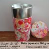 Boîte à thé japonaise papier Washi Hanatsuzumi rose – Image 3