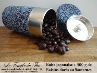 Le raisin doré au Sauternes et sa boîte japonaise